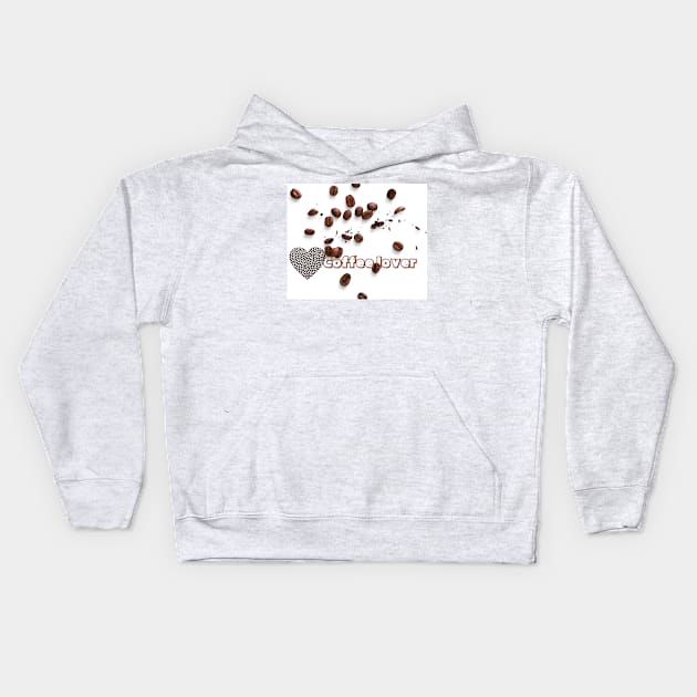 coffee lover Kids Hoodie by ayoubShoop